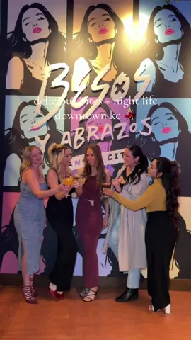 Have you been to 📍 Besos y Abrazos? 🌮 💃🏼  Located in the Power & Light District, you can miss this spot for your next girls night out! #dancing #nightlife #downtown #kc #kansascity