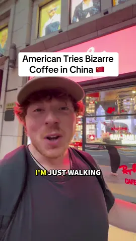 American Traveler is confused by bizarre, coffee shop in China 🇨🇳   this videos filmed in Shanghai China, while walking on the street in American traveler finds a Ray band store. That is also a coffee shop. After entering the coffee shop. You could see that Ray vans are being sold for the same time. They also do serve coffee. Before traveling to China, I did not know if Western brands would be allowed to operate here. However, you see them Everywhere and every city and after ain’t going into this coffee shop, I had one of the most bizarre experiences in my life. However, all of the people people are friendly, which is a big surprise coming from the United States, and in China  ##fyp##tellme##traveltiktok##china##shanghai