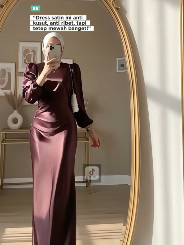 Nih rekomendasi dress lebaran 2026 elegan terbaru simple #dresslebaran2026 #dresskondangan #gamis2026trendterbaru #gamislebaran2026 #gamiskondanganmewah 