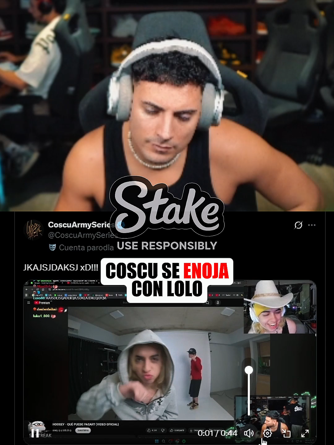 COSCU SE ENOJO CON LOLO #kick #argentina🇦🇷 #clips #reels #streamer #tendencia #coscu #coscuarmy #under #lolomorales#fyp #paratí