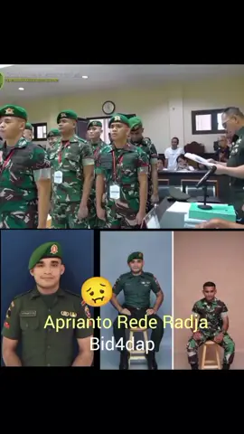 Apriyanto Rede Radja (Pratu Aprianto Rede Radja) adalah salah satu dari sekitar 20 anggota TNI yang ditetapkan sebagai ters4ngka dalam k4sus peng4ni4y44n yang menyebabkan meningg4lnya Prada Lucky Chepril Saputra Namo. ​Disebutkan bahwa Pratu Aprianto Rede Radja diduga memvkvl k0rban dengan tangan kosong dan merupakan seorang atlet tinju. Ia menjadi bagian dari kelompok yang disangkakan meng4n14ya  Prada Lucky😱😱 #vidioviral #fyp #sorotan #penyiksaan #kasuspradalucky 