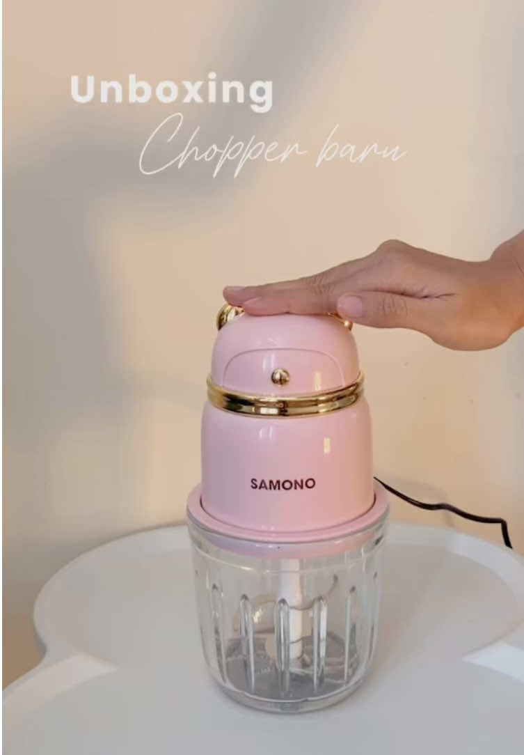 akhirnya kesampaian juga punya chopper dari @Samono Indonesia warnanya pink cantik bangettt🥰💗 #chopper #choppersamono #samonoindonesia #homeliving #fyp 
