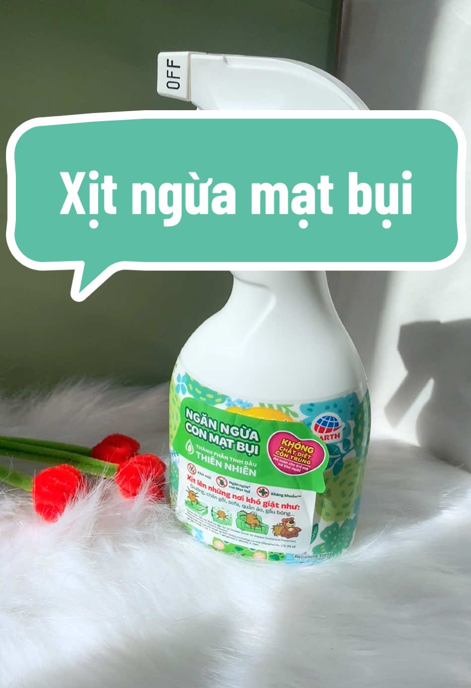 Ngăn ngừa mạt bụi, không còn ngứa châm chít.#tytyreview #xuhuongtiktok #ngannguaconmatbui #xitnguamatbui #xitkhumui 