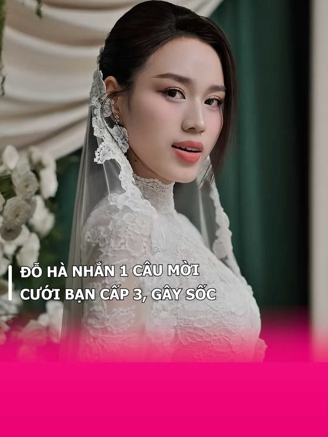 Đỗ Hà nhắn 1 câu mời cưới bạn cấp 3, gây sốc #doha #damcuoi #hoahauvietnam #saoviet #hoahau #showbizviet #saodrama #vgttv #vietgiaitri