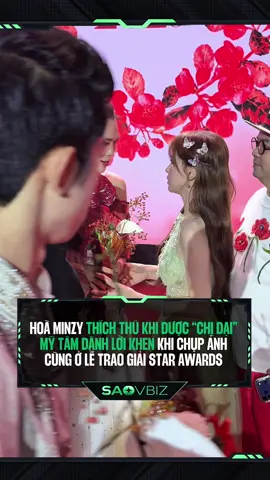 Đã Mỹ Tâm còn Hoà Minzy, ai chịu nổi !!! #saovbiz #mytam #hoaminzy #harpersbazaarstarawards2025 #fyp 
