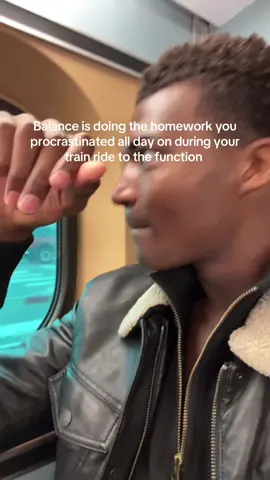 If this isn’t balance I don’t know what is #fyp #train #homework #procrastination #studyhacks 