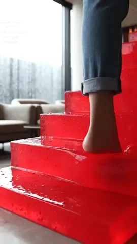 Unbelievable asmr #ASMR #JellyStairs #FootstepASMR #SoothingASMR #