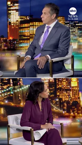 In a wide-ranging conversation with ABC News, former New York Gov. and NYC mayoral candidate Andrew Cuomo discussed his relationship with President Trump and how he would respond if Trump deployed the National Guard in New York City.