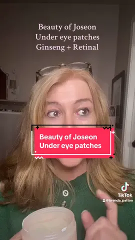 Beauty of Joseon under eye patches. #skincare #undereyepatches #koreanskincare #beautyofjoseon #undereyebags 