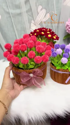 Chậu tulip mini #tulipmini #hoakemnhunghandmade #gifider #20thang11 