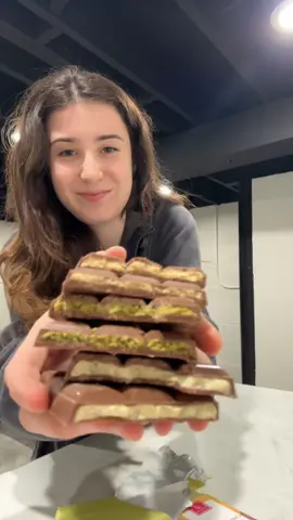 Trying the chocolate  bars he brought  me back from Lebanon 🍫  #dubaichocolate #lebanon #chocolatebars 