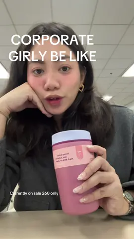 Check yellow basket. #owala #aquaflask #coffee #corporatelife 