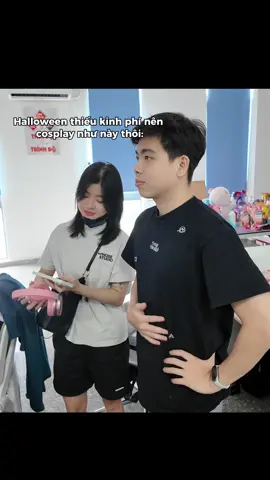 Halloween năm nay hết kinh phí, mọi người thông cảm #tiktokgiaitri #viral 