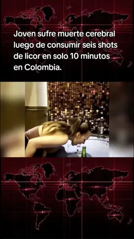 María José Ardila, aceptó un reto mortal: debía beber seis rondas de licor en menos de diez minutos durante una fiesta en Colombia.