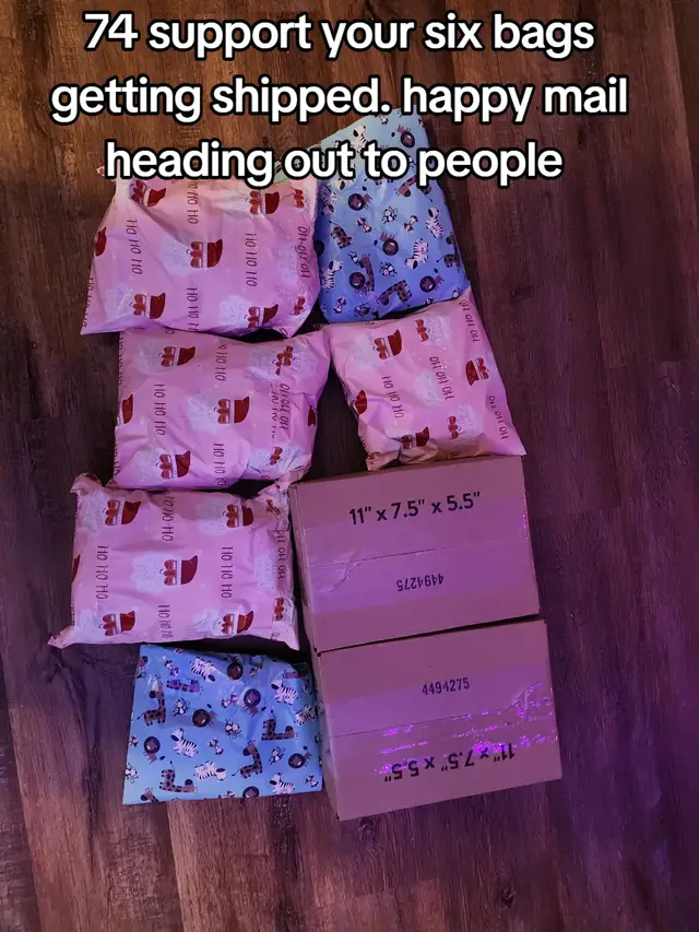 today marks a big milestone we have shipped out 1850 people since the making of the bags. i never thought I would ever get to touch so many people with these bags. i will never stop making the bags #supportyoursixbags 