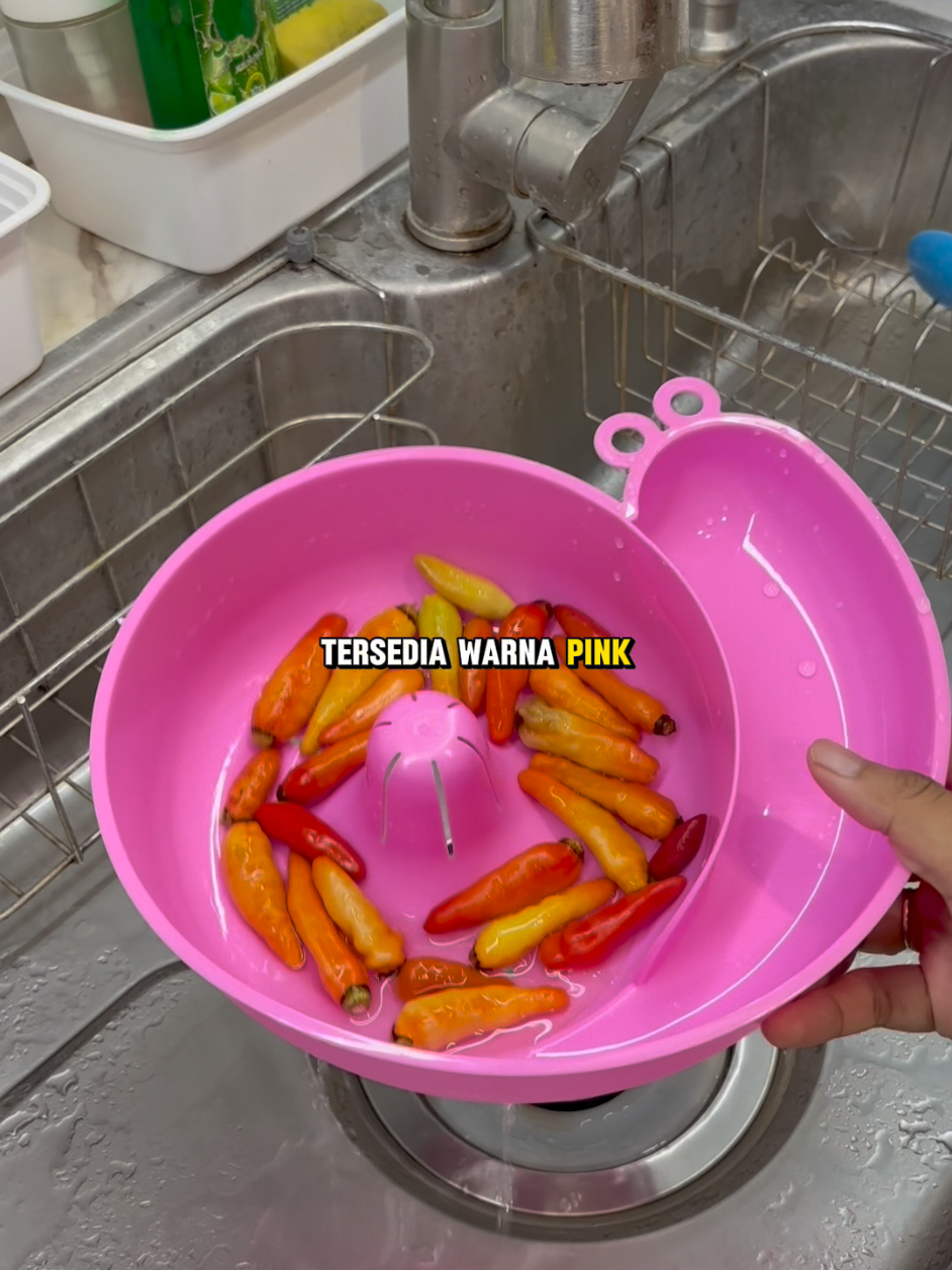 cuci sayur dan buah lebih mudah dan praktis pakai keranjang saringan siput lucu ini #keranjangsaringan #keranjangsaringanserbaguna #tempatcucibuah 