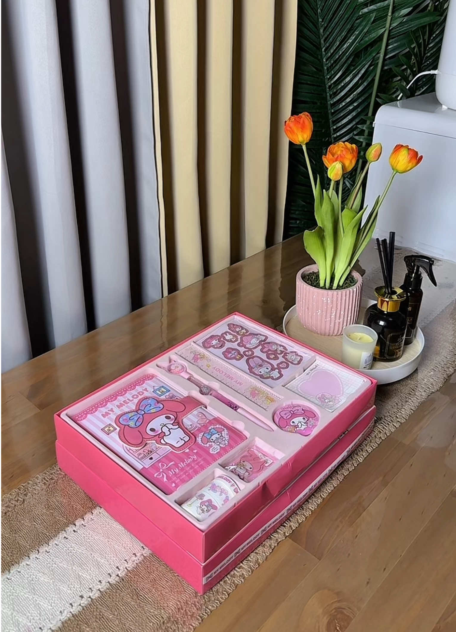 Matutuwa nga talaga ang mga pamangkin at inaanak natin dito!🎀🩷 #giftbox #sanriomelody #mymelody #giftset #giftidea 