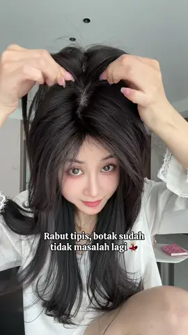 Percaya diri mulai dari rambut yang penuh & cantik 🤍 #ToupeeCewe #AntiBotak #VolumeRambut #RambutTipis #HairVolume  