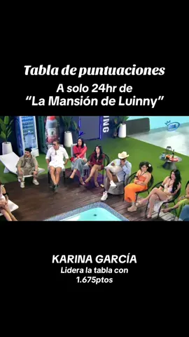 Tabla de Posiciones en “La Mansión de Luinny” #karinagarciaoficiall #lamansiondeluinny #yinacalderonoficial #lacasadelosfamososcolombia 