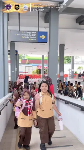 Wisata Edukasi SD Negeri Cebongan 2 Salatiga di Terminal Tipe A Tingkir Salatiga ✨ @Kementerian Perhubungan RI  @Ditjen Perhubungan Darat  @BPTDKELAS2JATENG 