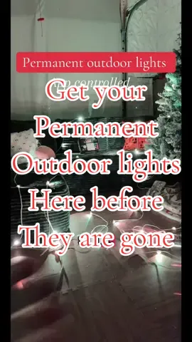 These outdoor lights are permanent and they have thousands of light combinations #livehighlights #permanentlights #outdoorlights #tiktokshopblackfriday #tiktokshopcybermonday 