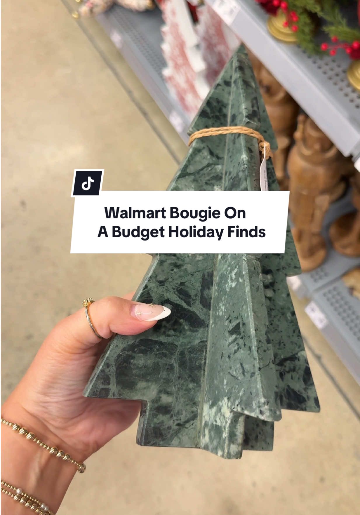 The marble trees are soooo nice! So many goodies this year, especially from the My Texas House line 😍🎄 #walmartfinds #holidaydecor #mytexashouse #marbletree #walmartchristmas 