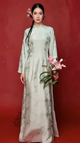 Áo dài gấm tiểu vũ #aodai #thoitrangnu #xuhuong #vairal 
