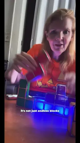 DIY Tetris Puzzle Night Light - Stackable Lamp - Novelty Desk Lamp Induction Interlocking Desk Lamp - Multi-Color Blocks