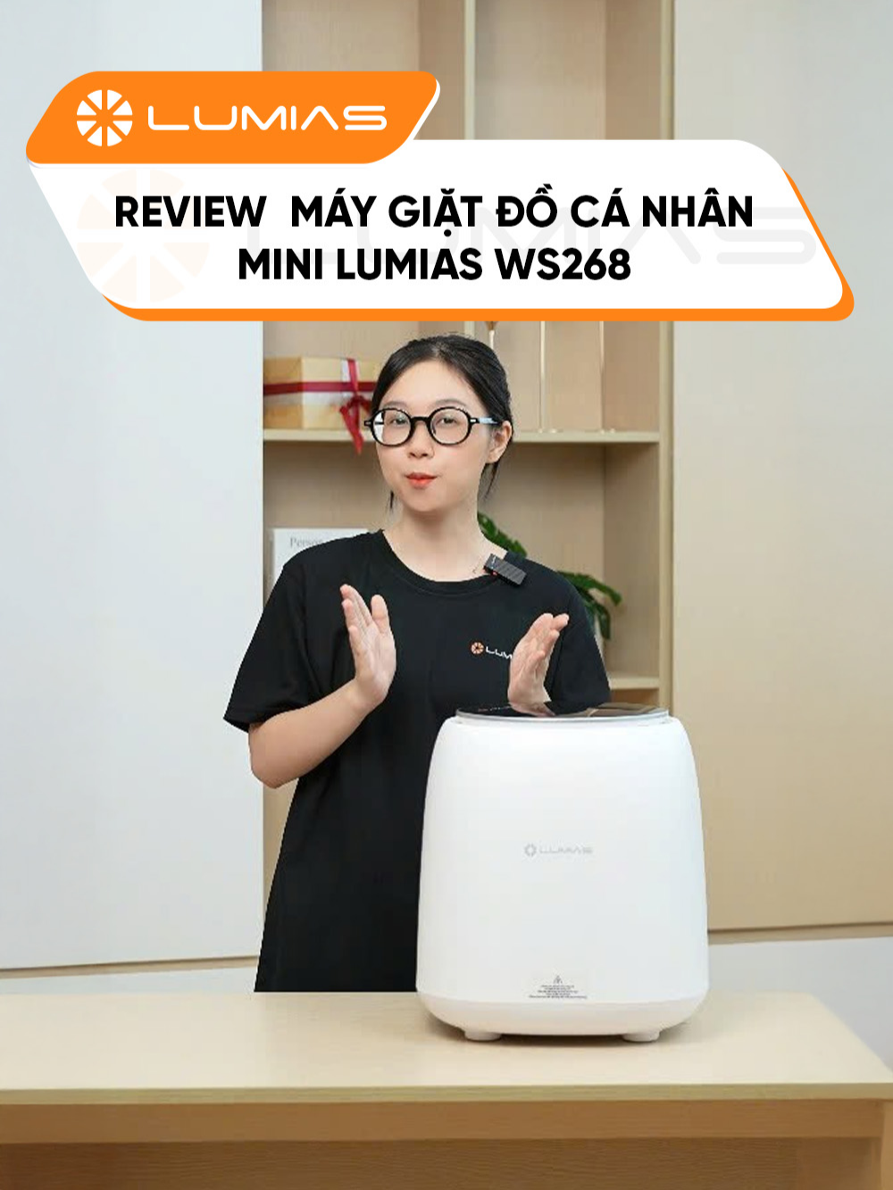 Review chi tiết máy giặt đồ cá nhân mini Lumias WS268 #lumias #lumiasvietnam #gigavn #hoplongecommerce #maygiatlumias #maygiatdocanhanmini #LumiasWS268 #WS268