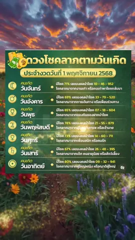 #ดวงโชคลาภ #เลขมงคลนําโชค #สายมูเตลูห้ามพลาด 