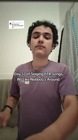 Replying to @isaactaylorsversion99Day 57 of Singing BTR songs w/ Like Nobody's Around 🤪🤪🤪 lmk which song y'all wanna see next #nickelodeon #lipsync #bigtimerush #rusher #singing 