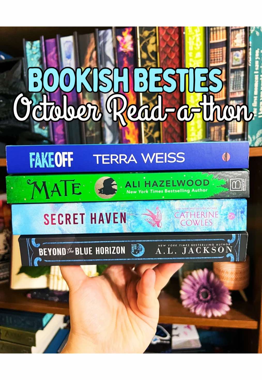 🐈‍⬛🎃Bookish Besties October Read-a-thon: A Month in Books🎃🐈‍⬛ October marks the Bookish Besties first ever month long Read-a-thon and it was a massive success! We had so much fun doing different activities and cheering each other on as we marked books off our TBR and of course added more books to it 😆😚 🎃🐈‍⬛👻🎃🐈‍⬛👻🎃🐈‍⬛👻🎃 A few of my favorite reads this month were Secret Haven by @catherinecowlesauthor, Mate by @alihazelwood, and Silver and Lead by Seanan McGuire. 🎃🐈‍⬛👻🎃🐈‍⬛👻🎃🐈‍⬛👻🎃 #bookishbesties #bookishbestiesreadathon #books #bookstacks #octoberbooks  