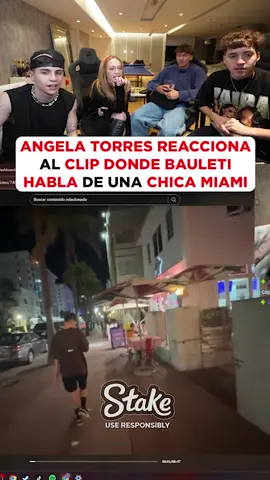 ANGELA TORRES REACCIONA AL CLIP DONDE BAULETI HABLA SOBRE UNA CHICA PENSANDO QUE ERA YANKEE #argentina #kick #angelatorres #elmito #mernuel #mernosketti #bauleti