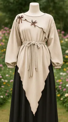 part 65 buat video affiliate pakai ai @Bahlil Lahadalia note : tuniknya saja tidak sama roknya 🤎✨ Tunik Knit Ribbon ✨🤎 Manis & stylish dengan bahan knit lembut yang nyaman dipakai seharian. Detail ruffle dan pita kecil di dada menambah sentuhan feminin, sementara potongan asimetris dan tali pinggang memberi siluet ramping yang elegan. Cocok untuk tampilan kasual chic, bukber, ootd, lebaran, maupun acara santai penuh gaya 🌸 gamis murah, abaya turky, abaya mesir, gamis kekinian, outfit lebaran #fyp #dress #gamis #tunik #OOTD 