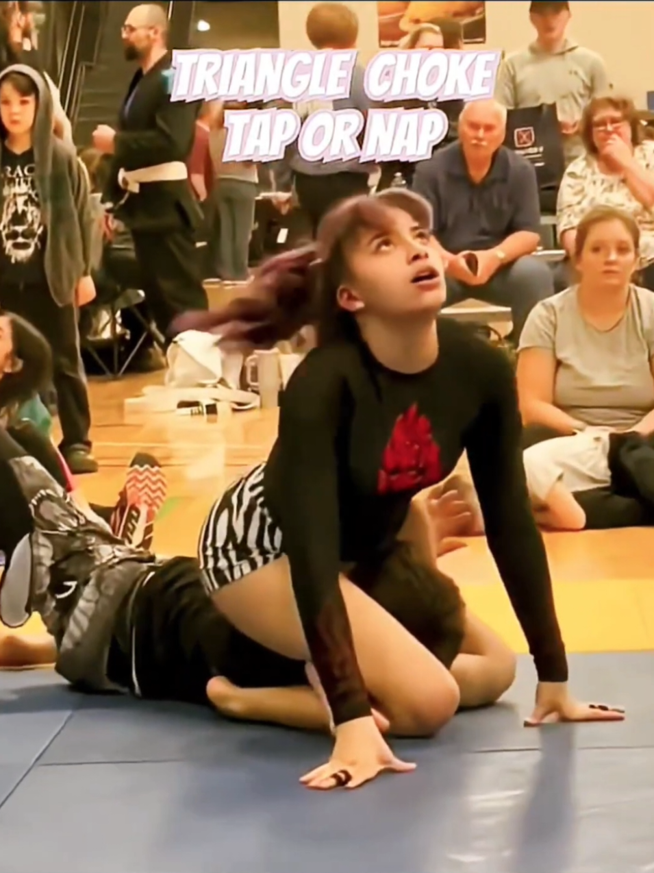 When She Took Over the Fight🤔#fyp #wrestling #grappling #kabaddi #jiujitsu 