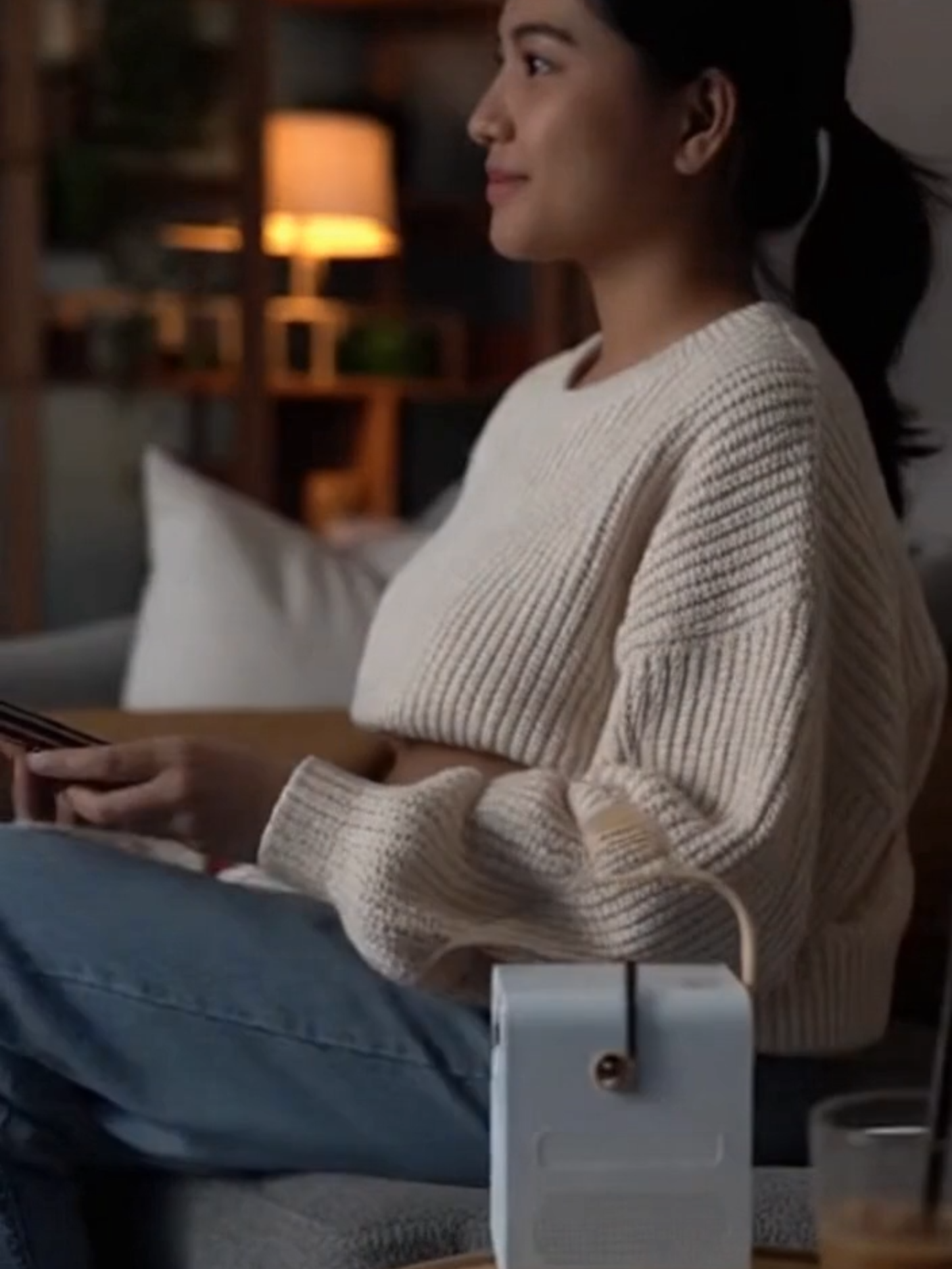 Turn any wall into a movie screen 🎥✨ #ProjectorMagic #HomeTheaterVibes #CinematicExperience