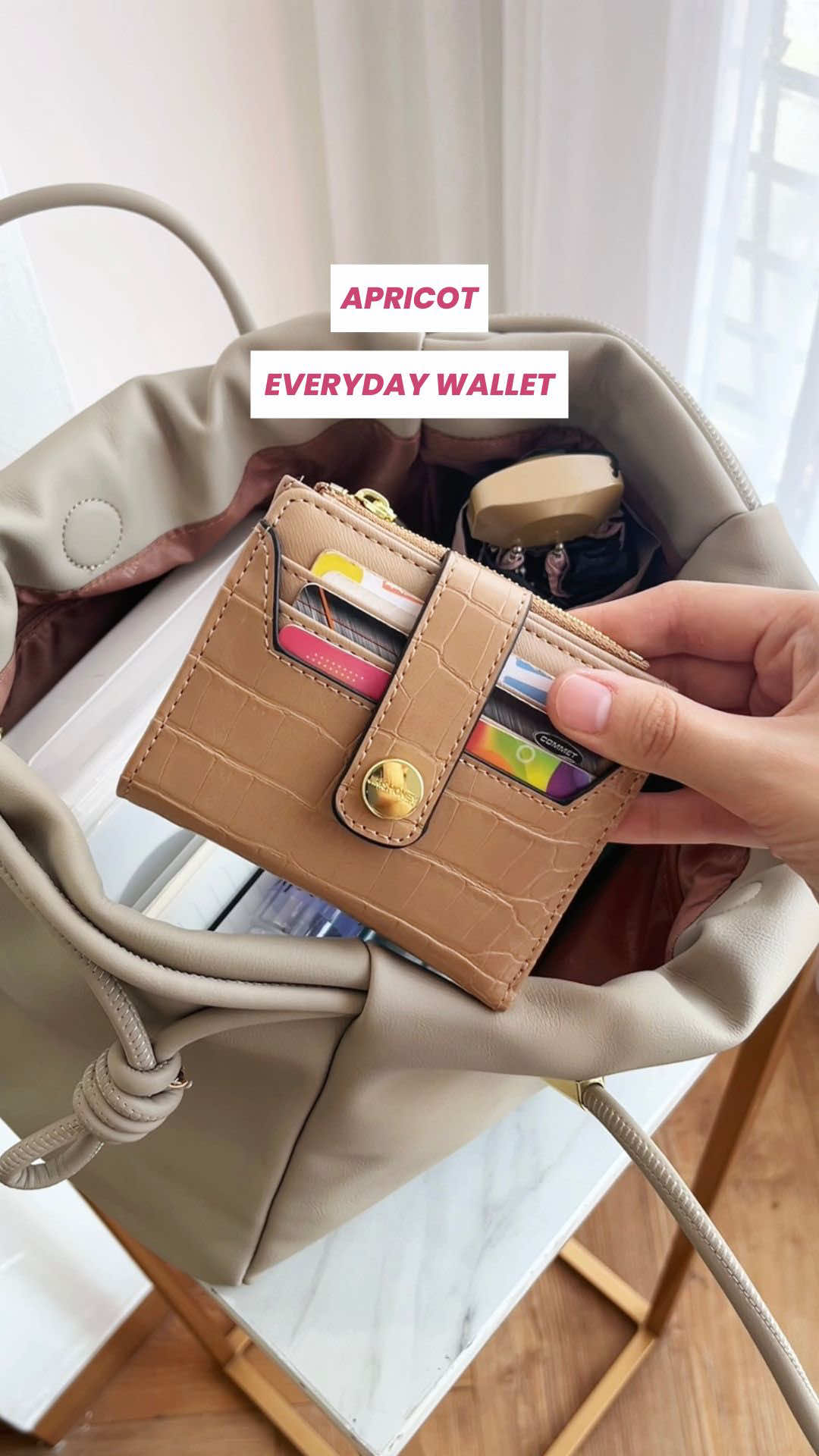 Apricot everyday wallet (Genie Wallet)🍪 #JimsHoney #WIBGAJIAN #PromoGuncang1010 #GajianSale #dompetwanita 