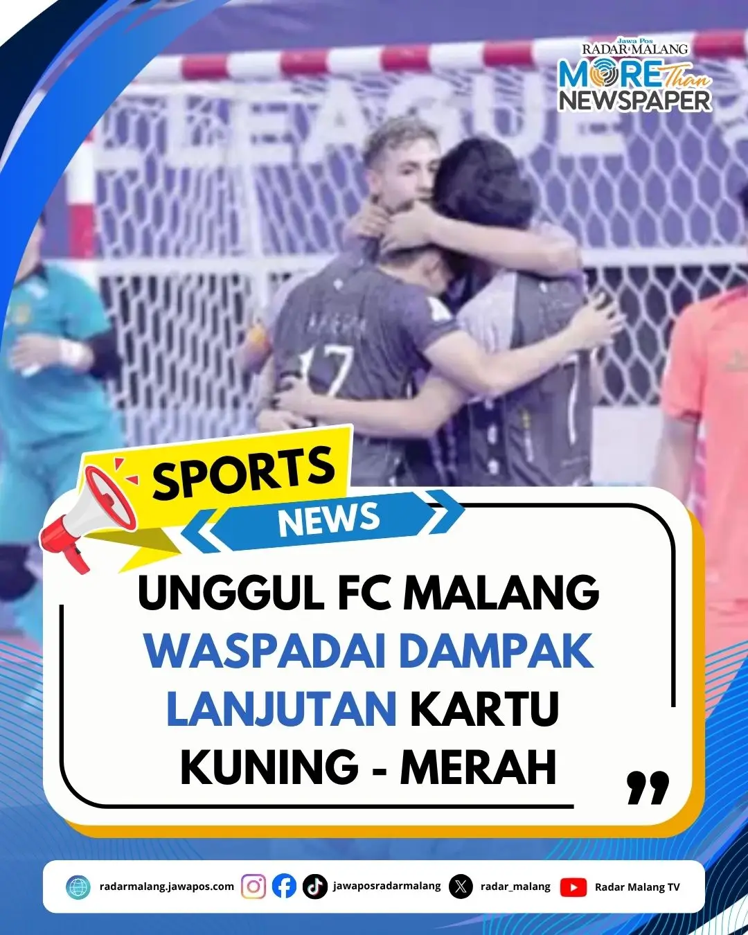 Unggul FC Malang Waspadai Dampak Lanjutan Kartu Kuning - Merah ‼️ #tiktoktainment #radarmalang #beritahariini #sportnews #sepakbola 