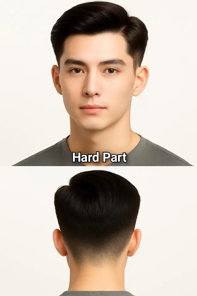 #hardpart #hairstyle  #twoblock #pompadour #texturedcrop 