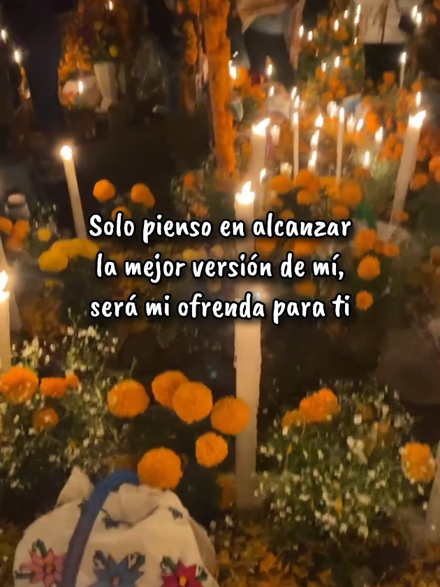 Solo pienso en alcanzar la mejor versión de mí, será mi ofrenda para ti ❤️ #bunbury #musica #frases #amor #diademuertos 