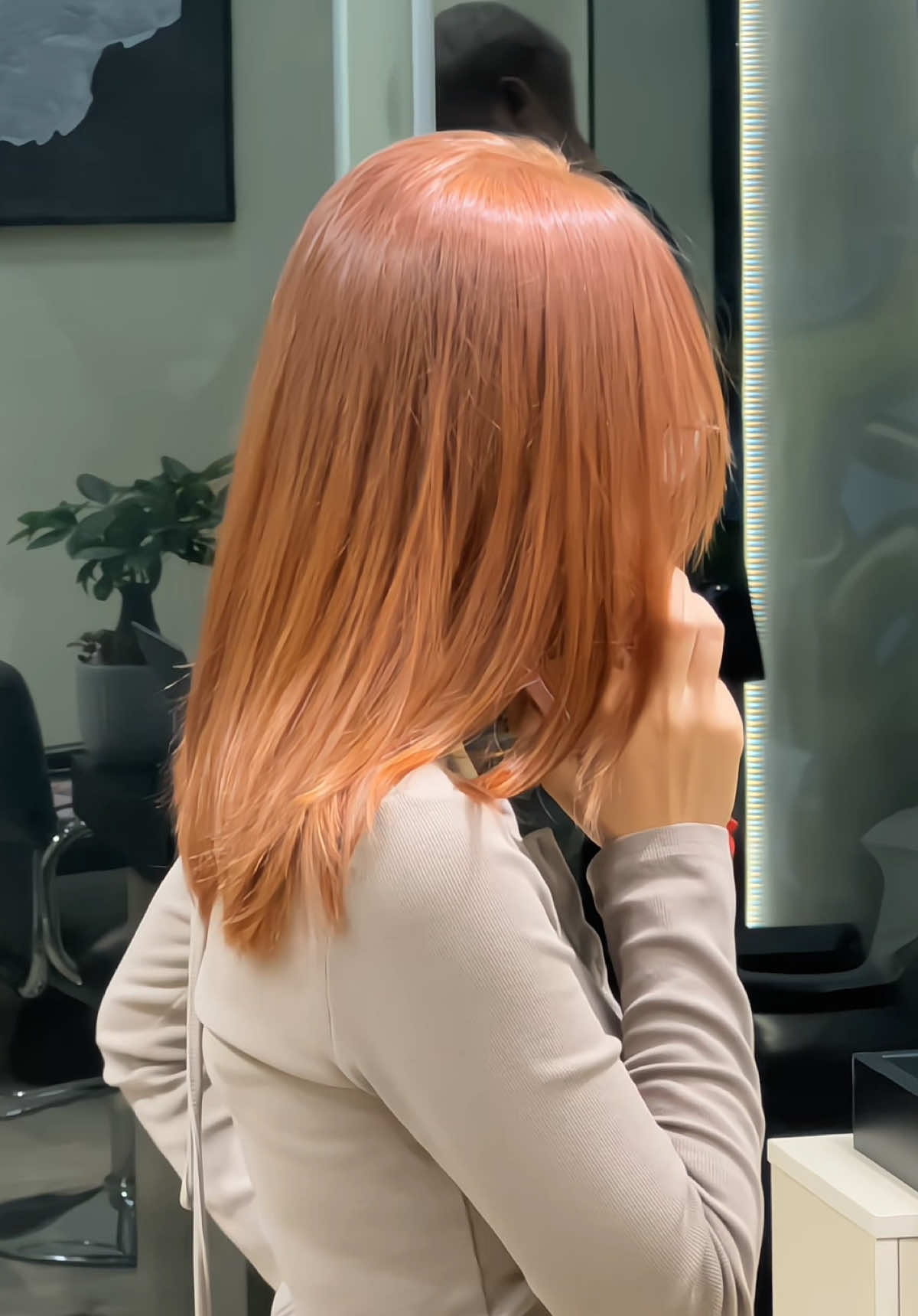 Tone cam sữa hot trend 2025 – tôn da, sang mặt, nhìn cực cuốn 🍑 Đặt lịch ngay kẻo lỡ mùa màu đẹp nhất nha 🧡 #camsua #tmhairstudio #tocdep2025 #viral #fyp 