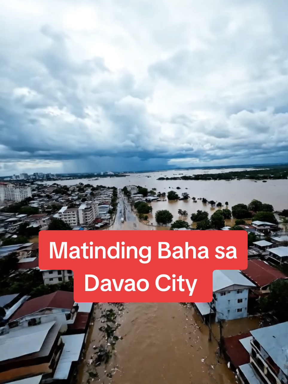 Matinding Baha sa Davao City #tiktokviral #viralvideo #viral 