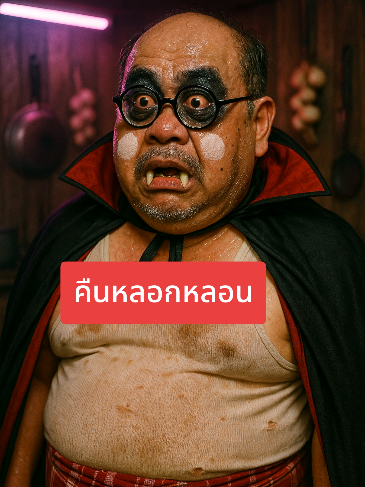 ผัวแซวเมียแต่งชุดแฟนซีไปปาร์ตี้คืนวันฮาโลวีน #มุขตลก  #ฮาโลวีน #halloween  #เอไอ #โบ๊ะบ๊ะ 