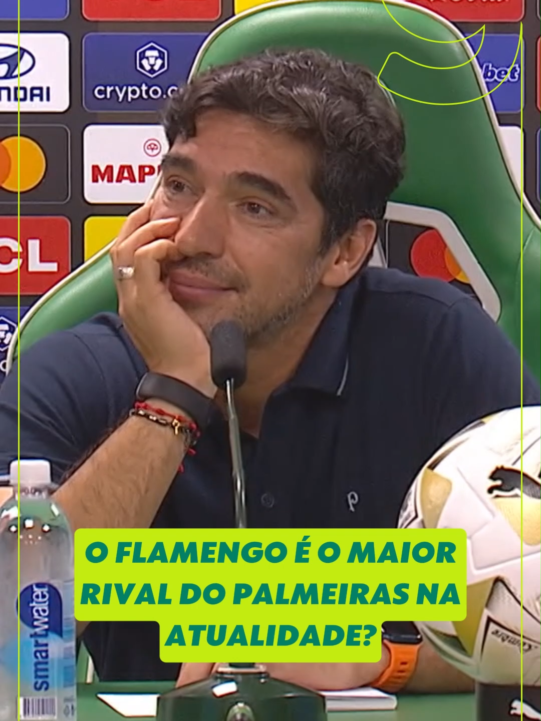 Abel Ferreira, sobre a rivalidade do Palmeiras com o Flamengo nos últimos anos: 