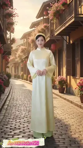 Áo dài HỒ ĐIỆP áo dài truyền thống vải gấm chiết eo tay loe #aodaigam #aodaitruyenthong #aodaitet #aodaivietnam #aodaichieteo 