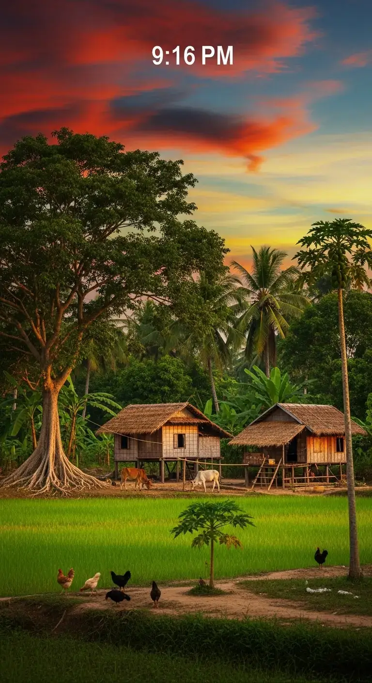 #myanmarvillage #simplelife #ကျေးလက်သဘာဝ #ငယ်ဘဝကိုပြန်လွမ်းမိတယ်🤗 #missoldtimes 