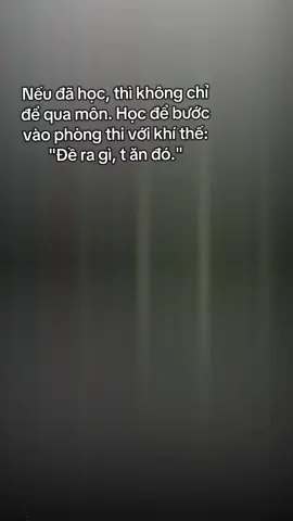 Nếu đã học, thì không chỉ học để qua môn ! #xuhuongtiktok #fypシ゚ #studywithme #LearnOnTikTok #studymotivation 