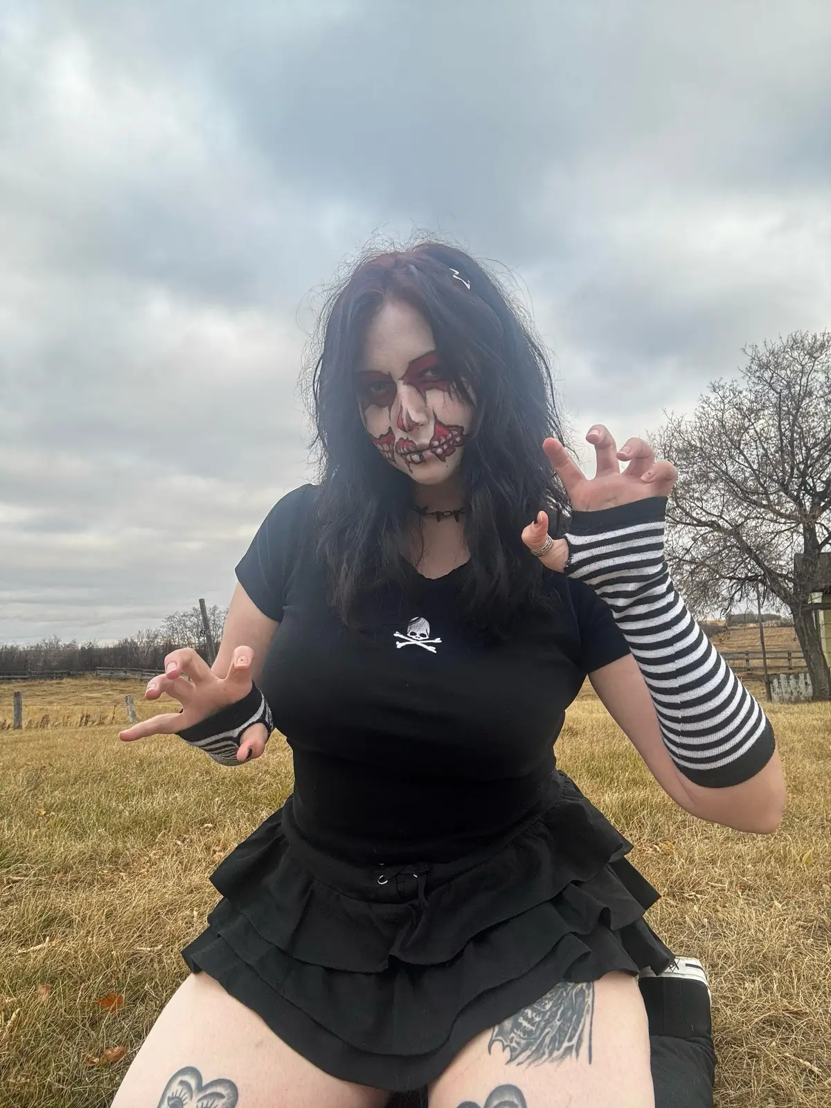 Happy Halloween Eve #halloween #zombiegirl #altgirl 