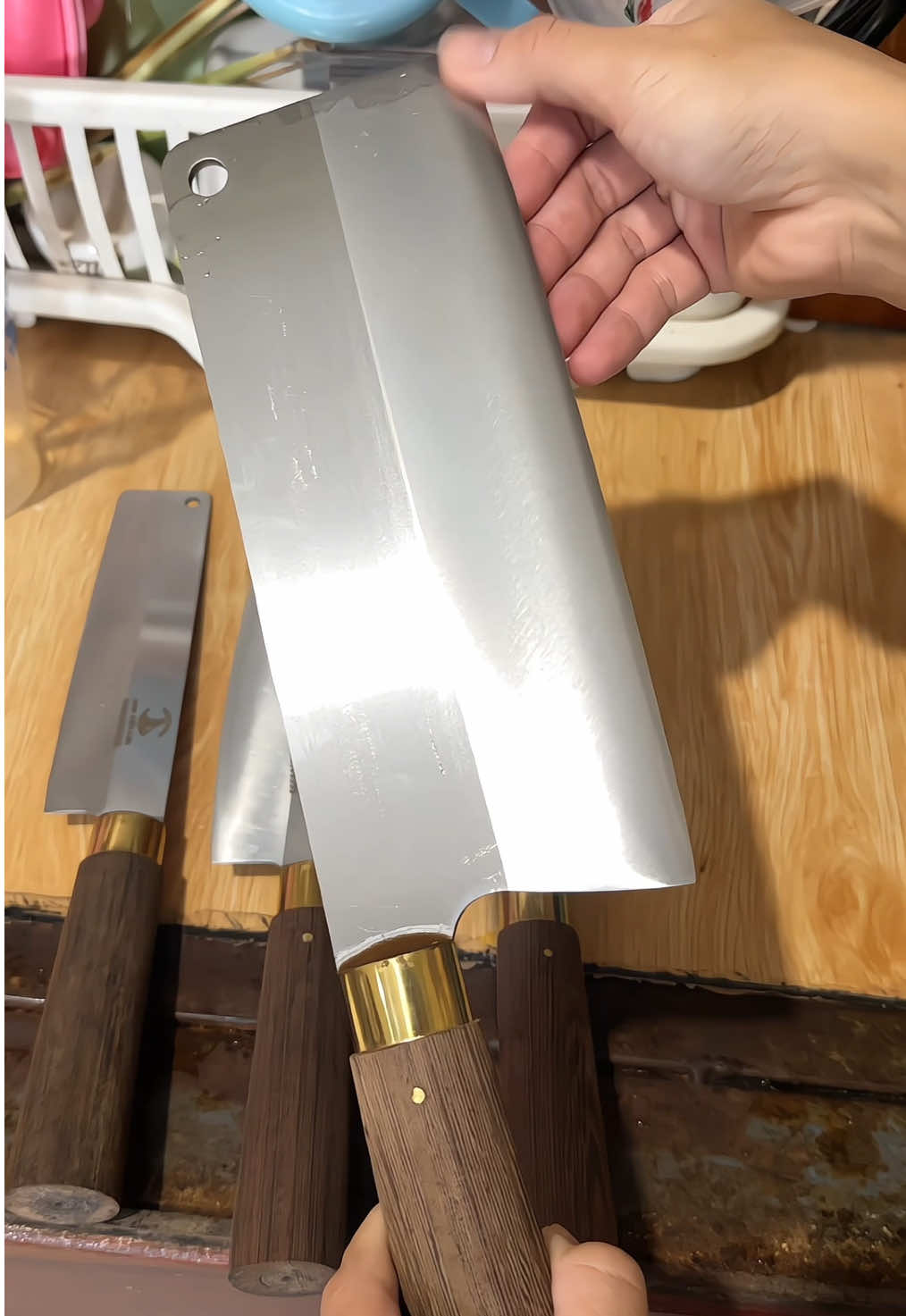 Bộ 4 Dao Chặt,Thái,Lọc,Hoa Quả của hợp tác xã cơ khí Tiến Lộc có giấy tờ bảo hành đầy đủ #daobep #giadungnhabep #giadung #daotienloc 