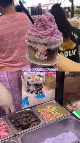 milop dessert in semarang kunjungi juga original vt ini  by :eatingforlyf (delete video? DM mimin ya) #milop#dessert#semarang